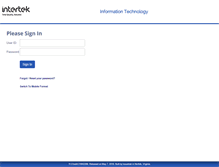 Tablet Screenshot of intertek.issuetrak.com